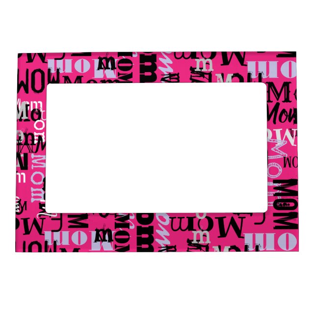 MOM MOTHER Mothers Day Gift New Mommy Refrigerator Magnetic Frame (Front)