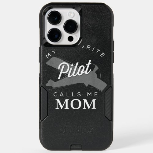 Mom Mother Son Daughter Airplane Pilot T  Birth Da OtterBox iPhone 14 Pro Max Case