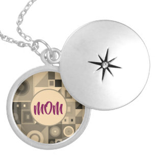 MOM, MOTHER, WOMEN, BIRTHDAY, GIFT SILVER PLATED LOCKET NECKLACE
