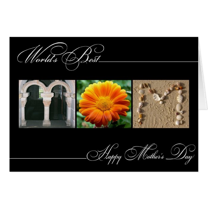 "Mom" Mother's Day Alphabet Photography Card