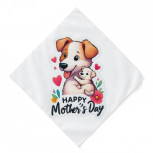 Mom Mothers Day Animal dog Bandana