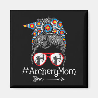 Mom - Mothers Day Bowhunter Archer Bowman Bows  Magnet