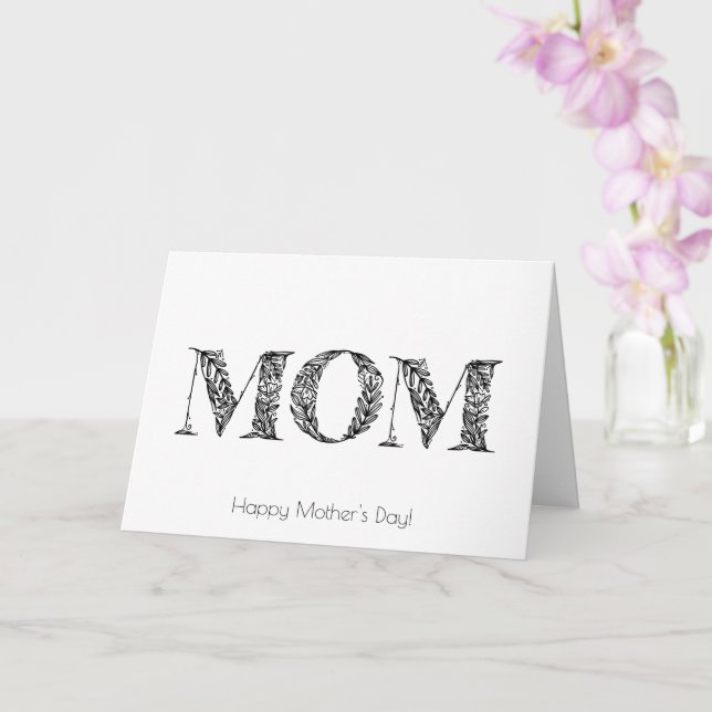 Mom Mother's Day Card (Orchid)
