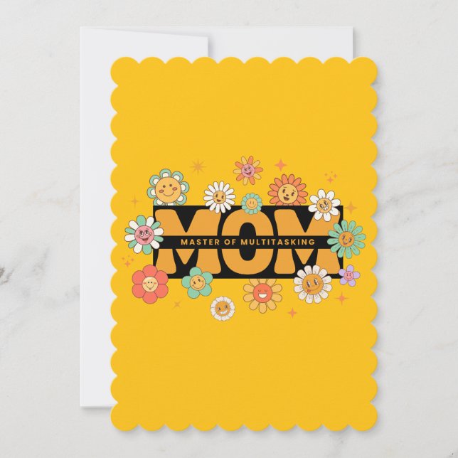 MOM : Mothers Day Collection 3 Holiday Card (Front)