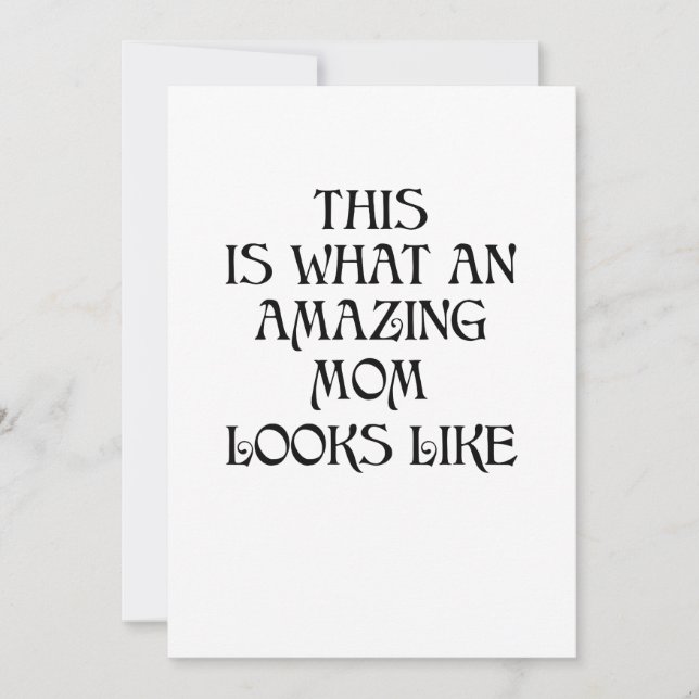 Mom Mother's Day Gifts Funny Husband Sayings Card (Front)