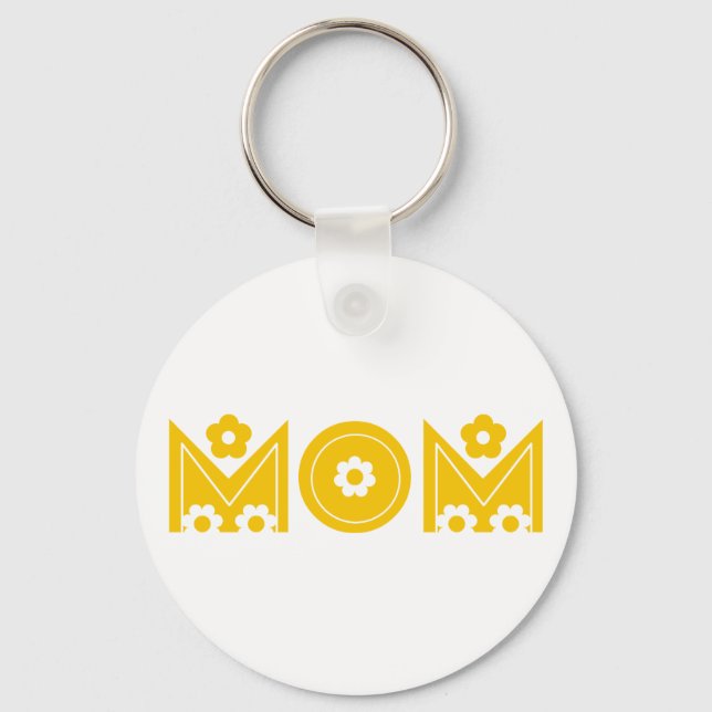 Mom Mother's Day Gifts Keychain (Front)