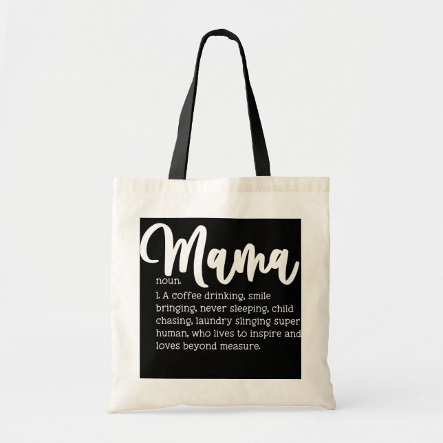 Mom Mothers Day Mama Mommy Motherhood Momma Mamma Tote Bag (Front)