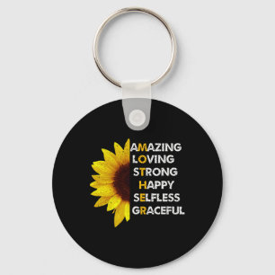 Mom Mother's Day Mom Amazing Loving Strong Best Mo Keychain