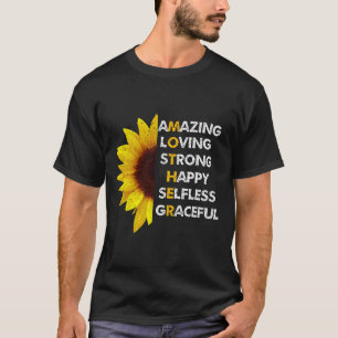 Mom Mother's Day Mom Amazing Loving Strong Best Mo T-Shirt