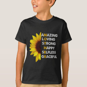 Mom Mother's Day Mom Amazing Loving Strong Best Mo T-Shirt