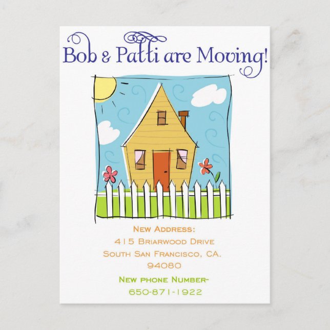 Mom Moving Postcard (Front)