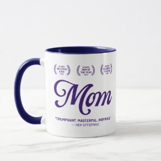 Mom Mug (Handle & rim in 10 colors)