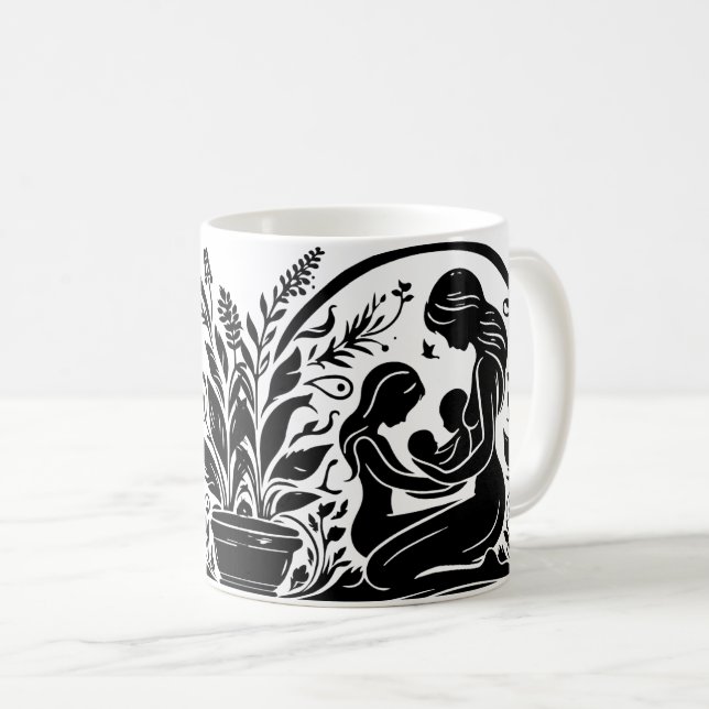 Mom Mug – The Perfect Gift for Mom! ☕ (Front Right)