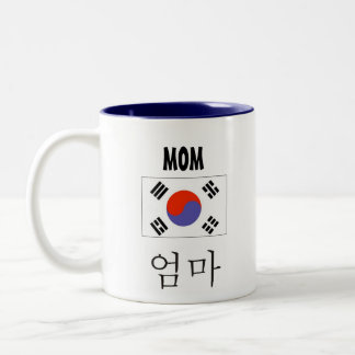 Mom Mug with Korean Flag
