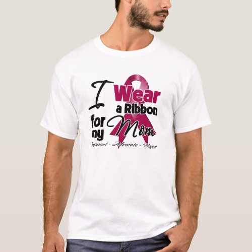 Mom _ Multiple Myeloma Ribbon T_Shirt