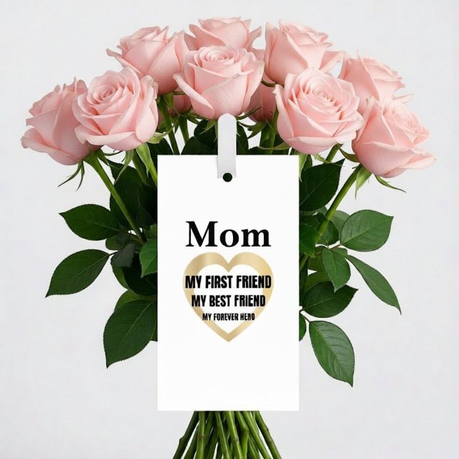 Mom My First Friend Personalized Gift Enclosure Card (Creator Uploaded)