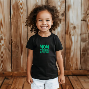Mom My Forever Superhero green Baby T-Shirt