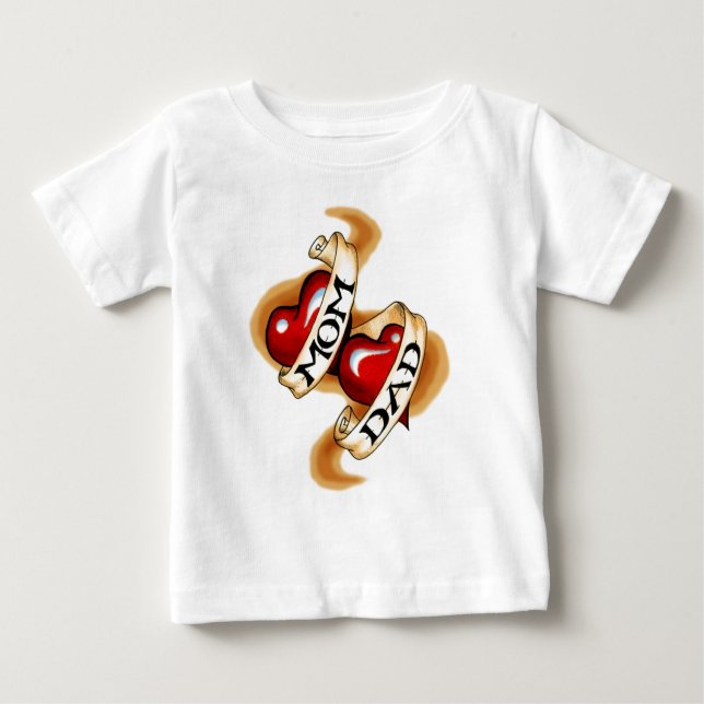 Mom 'n Dad Baby T-Shirt (Front)