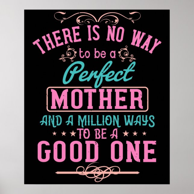 Mom - No way to be a perfect mother Poster (Front)