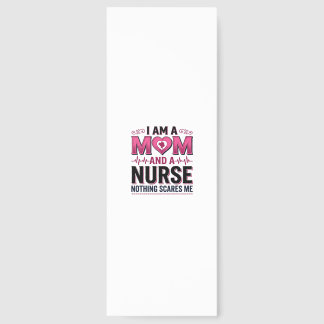 Mom Nurse Nothing Scares Me Vintage Engraving Shir Bookmarks