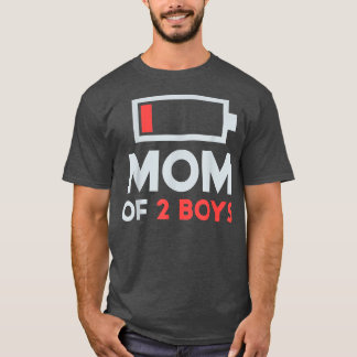 Mom Of 2 Boys Shirt Gift From Son Mothers Day Birt