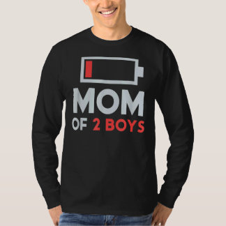 Mom Of 2 Boys T-Shirt