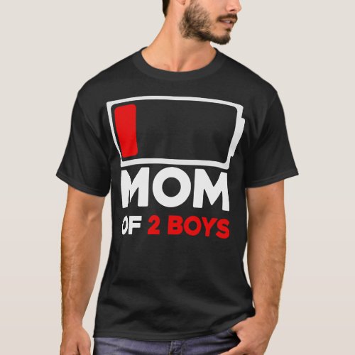 Mom of 2 Boys TShirt