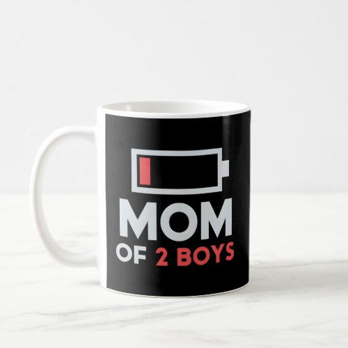 Mom Of 2 From Son Mothers Day  Coffee Mug