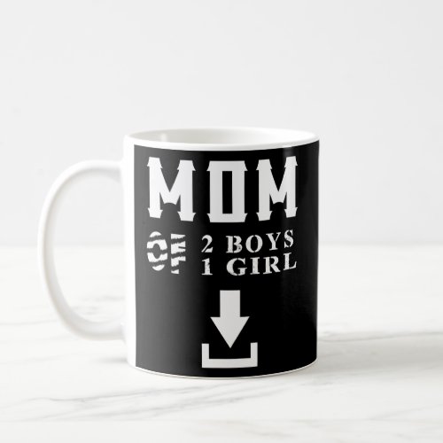 Mom Of 2boys  1girl  No Gas  Zero Needle No Press Coffee Mug