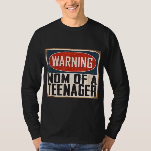 Mom of a Teenager 13th Birthday Matching Official  T_Shirt