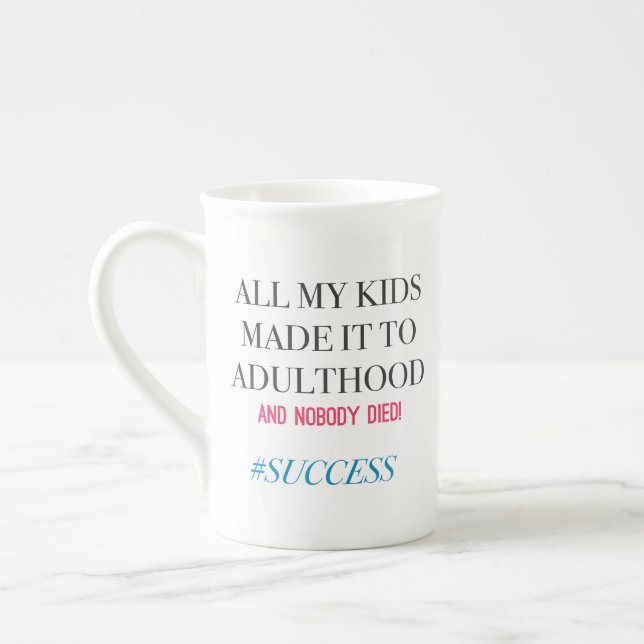 Mom of Adults Hashtag Customizable mug (Left)