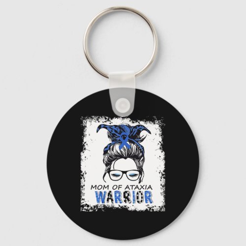 Mom Of Ataxia Warrior  Keychain