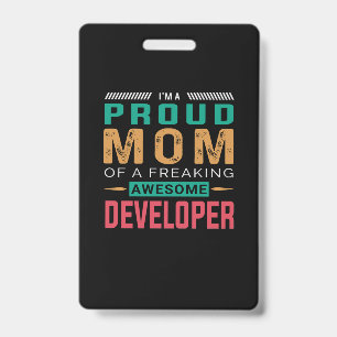 Mom Of Awesome Developer Badge