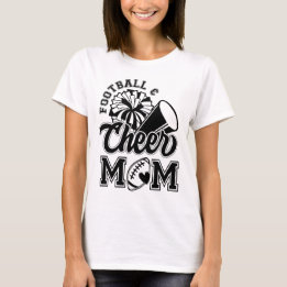 Mom of both Football and cheer shirt
