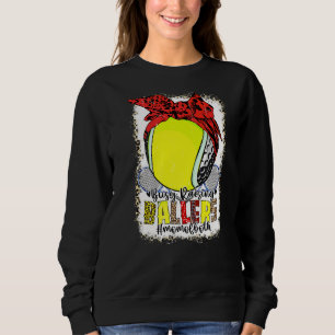 Mom Of Both Golf Tennis Busy Raising Ballers Mom L Sweatshirt