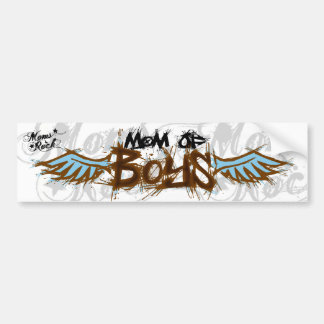 Mom of Boys bumper sticker