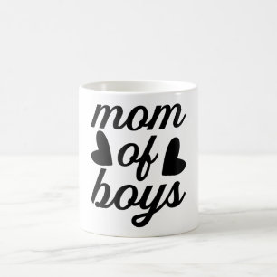 Mom of boys coffee mug