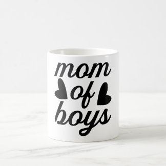 Mom of boys coffee mug