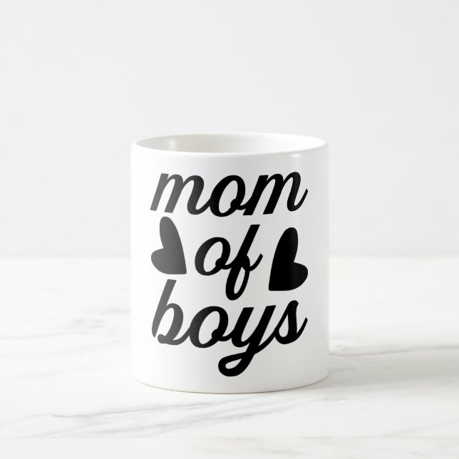 Mom of boys coffee mug (Center)
