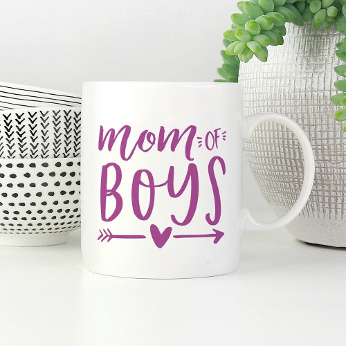 Mom of Boys Coffee Mug