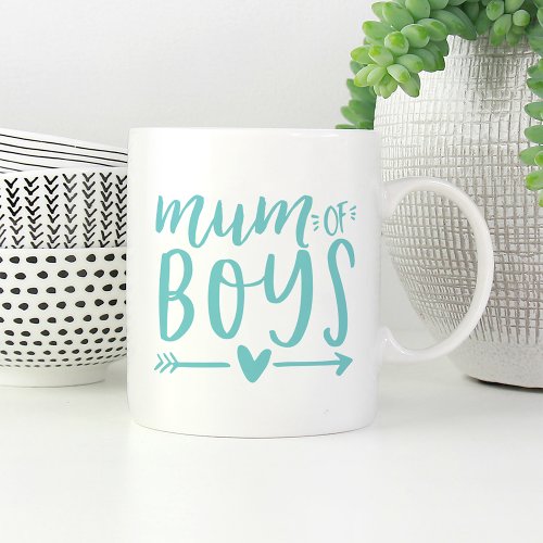 Mom of Boys Coffee Mug