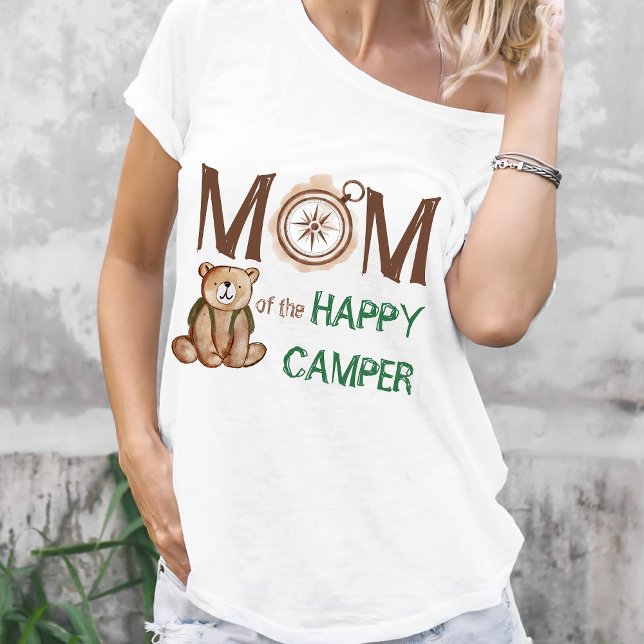 Mom Of Happy Camper 1ST Birthday Party  T-Shirt (Creator Uploaded)