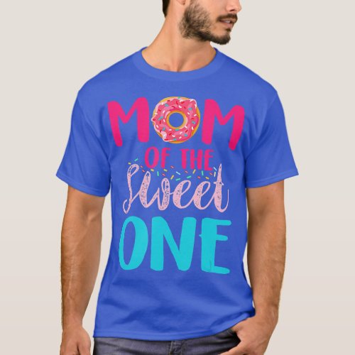 Mom Of he Sweet One Donut Lover Cute Mothers Day  T_Shirt