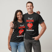 Mom Of Heart Warrior CHD Awareness Congenital Defe T-Shirt (Unisex)