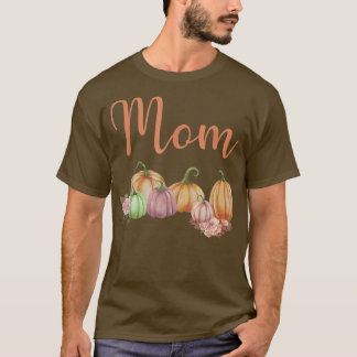 Mom of Little Pumpkin First Birthday Autumn Pumpki T-Shirt