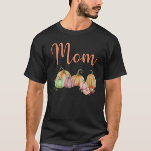 Mom Of Little Pumpkin First Birthday Autumn Pumpki T-Shirt