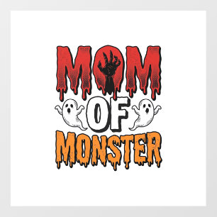 Mom of Monster Vintage Halloween Shirt Design_1 Floor Decals
