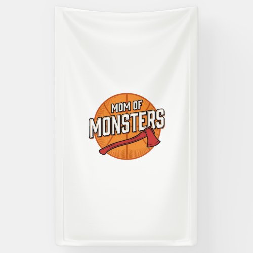 Mom of Monsters Vintage Basketball Mom Design_1 Banner