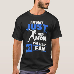 Mom Of Shot Putter Girl Fan Thrower Track And Fiel T-Shirt