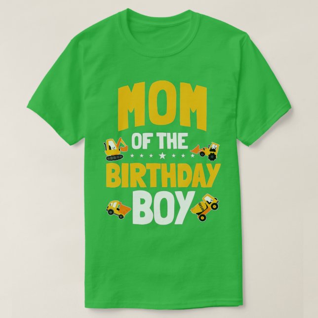 Mom of the birthday boy (41)  T-Shirt (Design Front)